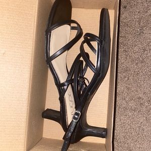 Black mini heel